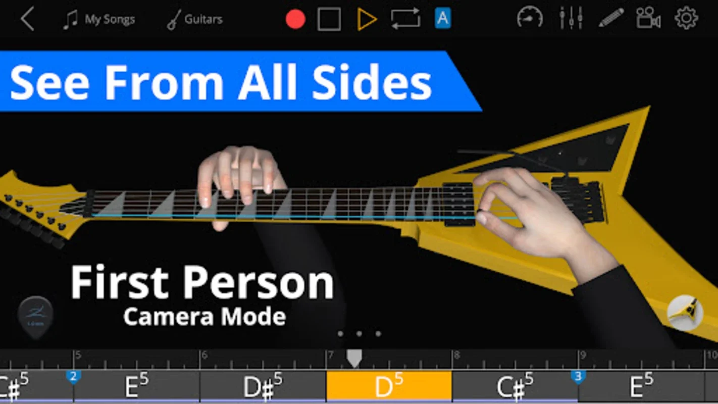 Guitar 3D-Studio by Polygonium for Android - Transform Your Guitar Skills