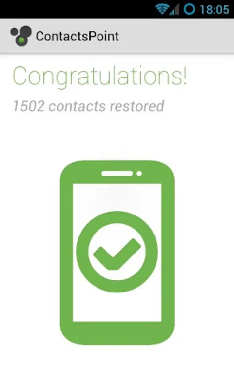 ContactsPoint for Android - Secure Contact Transfer