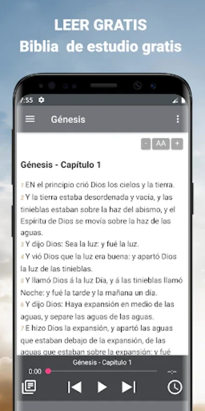 Audio Biblia en español mp3 for Android - No Downloading Required