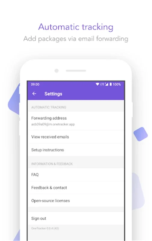 OneTracker for Android: Efficient Tracking Solution