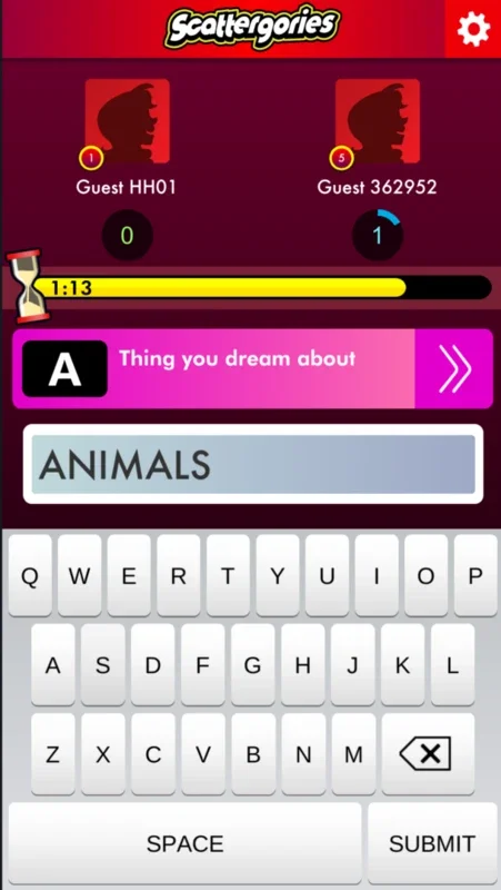 Scattergories for Android - Play with Friends