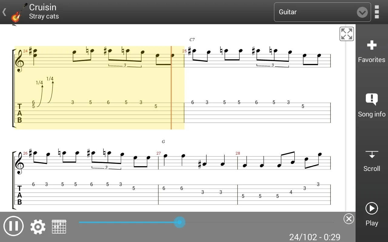 GuitarTab - Tabs and chords for Android - Download the APK from AppHuts