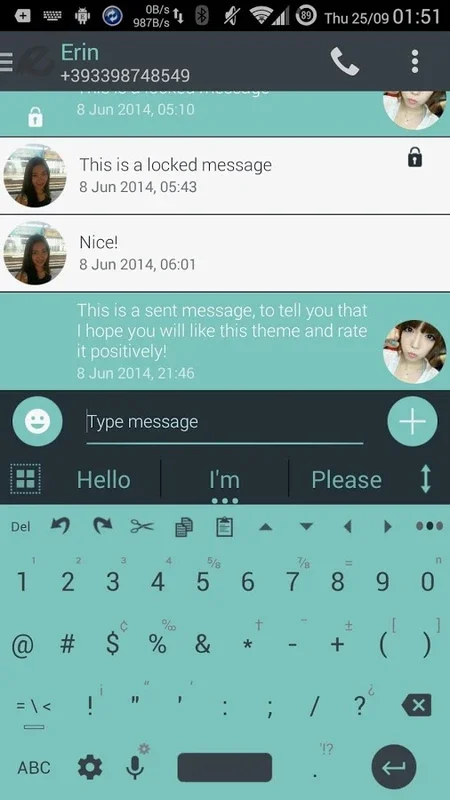 ai.type Android L Inverted Theme for Android - Enhance Typing