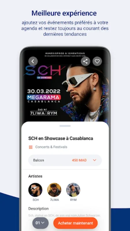 Guichet for Android - Your Gateway to Moroccan Events