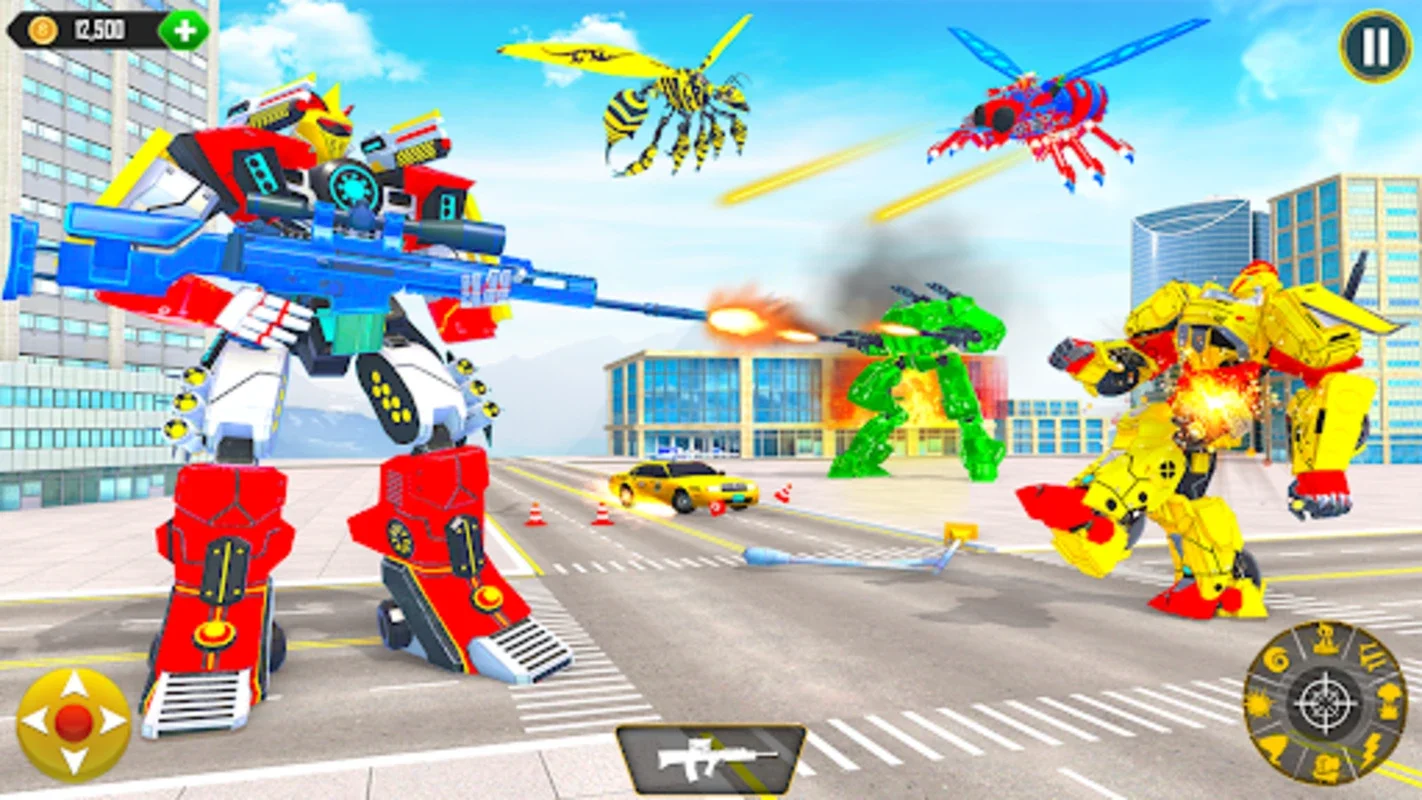 Flying Bee Robot Car Transform for Android - Thrilling Gameplay