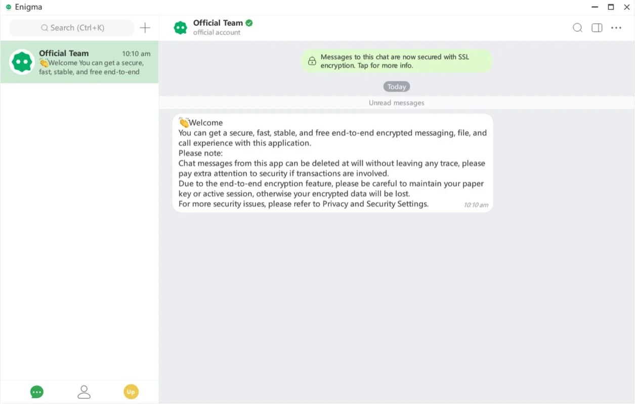 Enigma Messenger for Windows - Stay Connected Anytime, Anywhere