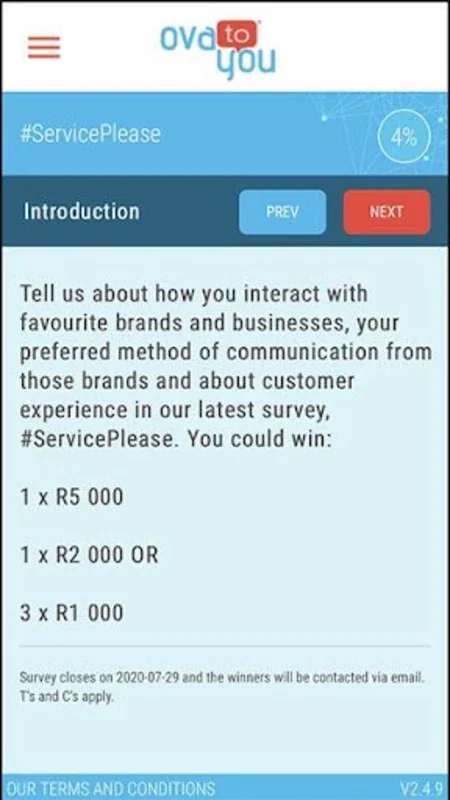 Ovatoyou for Android: Influence Brands and Earn Rewards