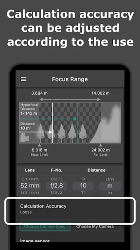 FocusRange for Android - Accurate Focus Range Tool