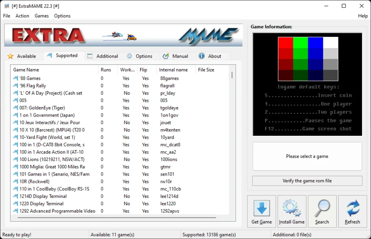 ExtraMAME for Windows: A Lightweight Arcade Emulator