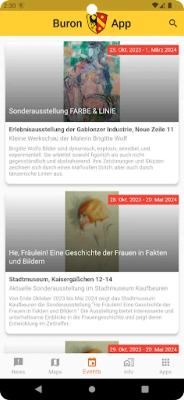 Buron for Android - Stay Updated with Kaufbeuren