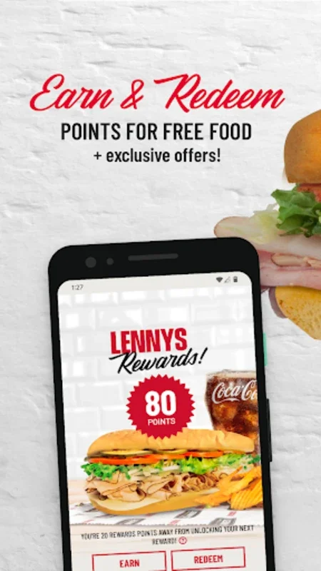 Lennys Rewards for Android: Earn Points for Free Food