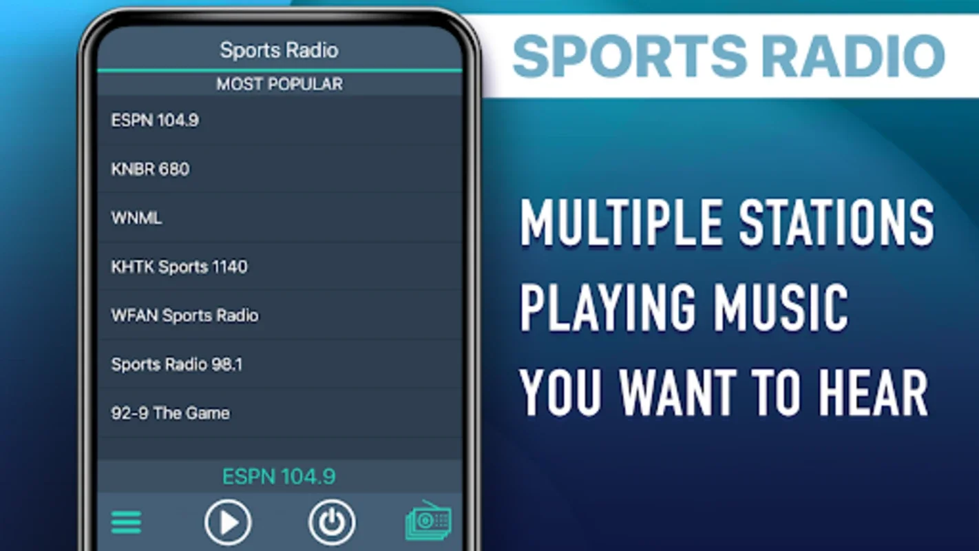 Sports Radio Favorites for Android - Stream Diverse Sports Radio