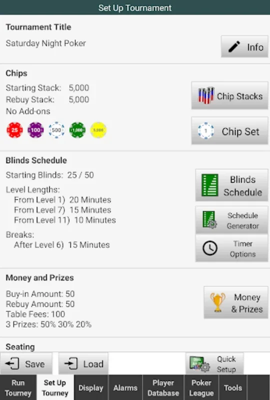 Blinds Are Up! for Android - Manage Live Poker Games