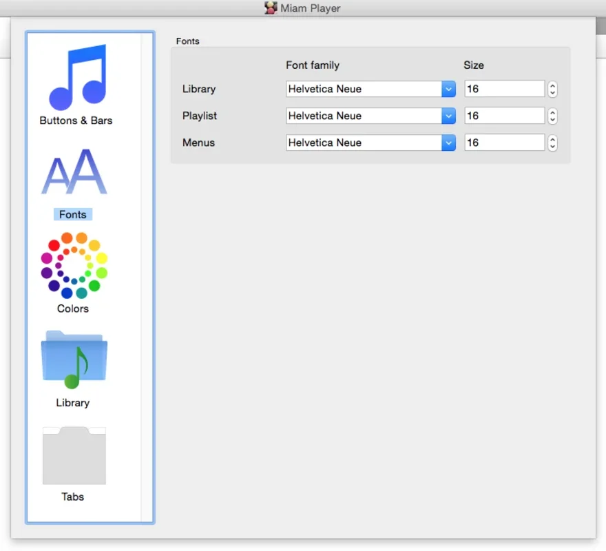 Miam Player for Mac - Organize and Play Your Music