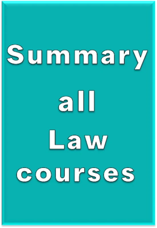 Summarize Law Course for Android - Legal Insights & Opportunities