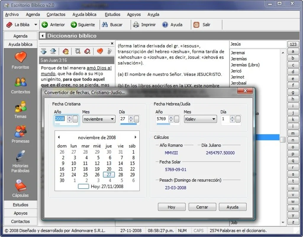 Escritorio Biblico for Windows: A Spiritual Companion