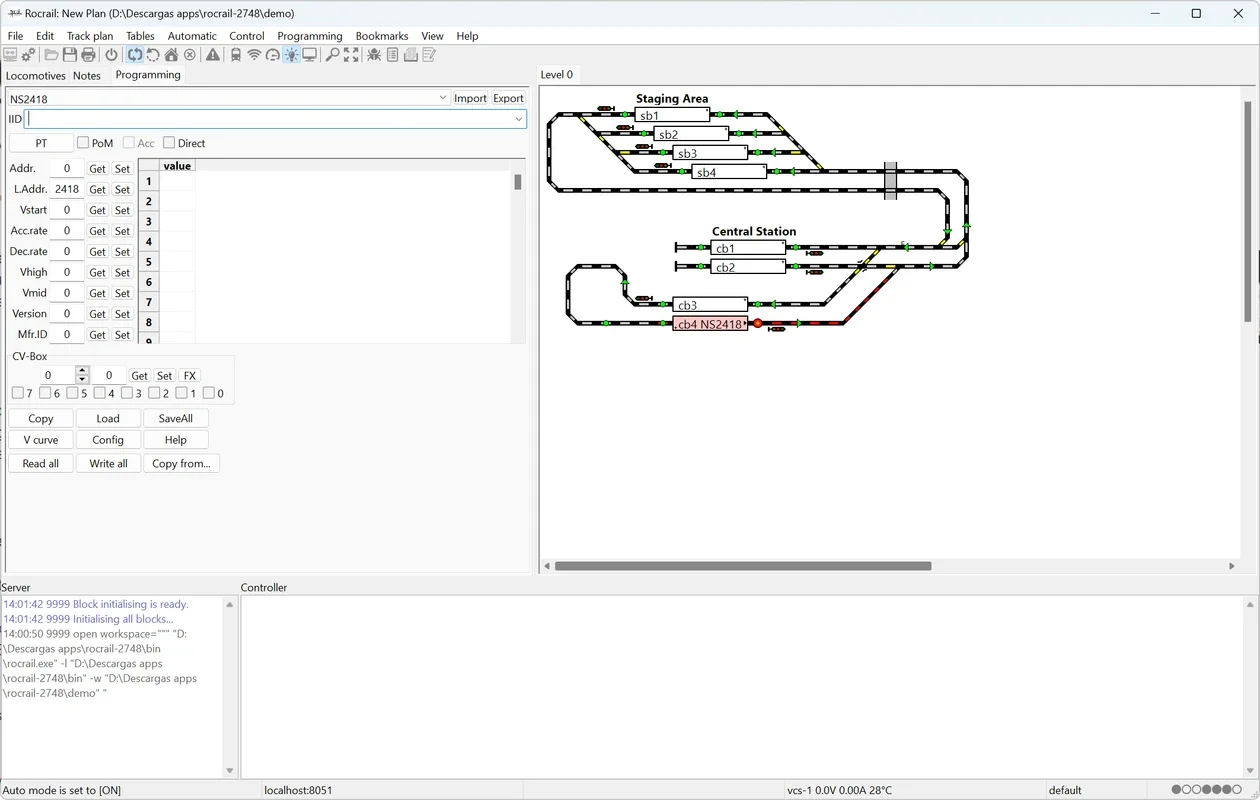 Rocrail for Mac: Intuitive Railway Control