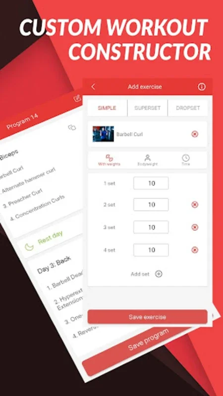 GT Personal Gym Trainer for Android: Custom Workouts