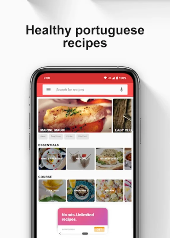 Portuguese recipes for Android - Download the APK from AppHuts