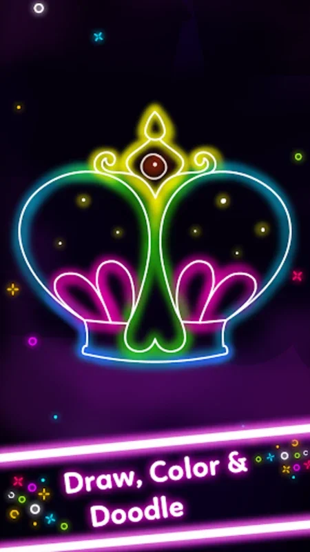 Doodle Glow Coloring for Android: Enhance Creativity