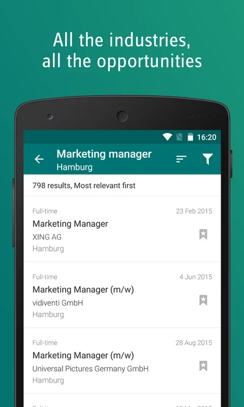 XING Jobs for Android - Find Your Dream Job