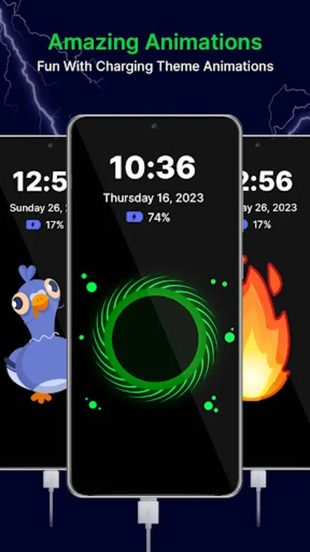 Charging Animation App for Android: Stylish Customization and Battery Monitoring