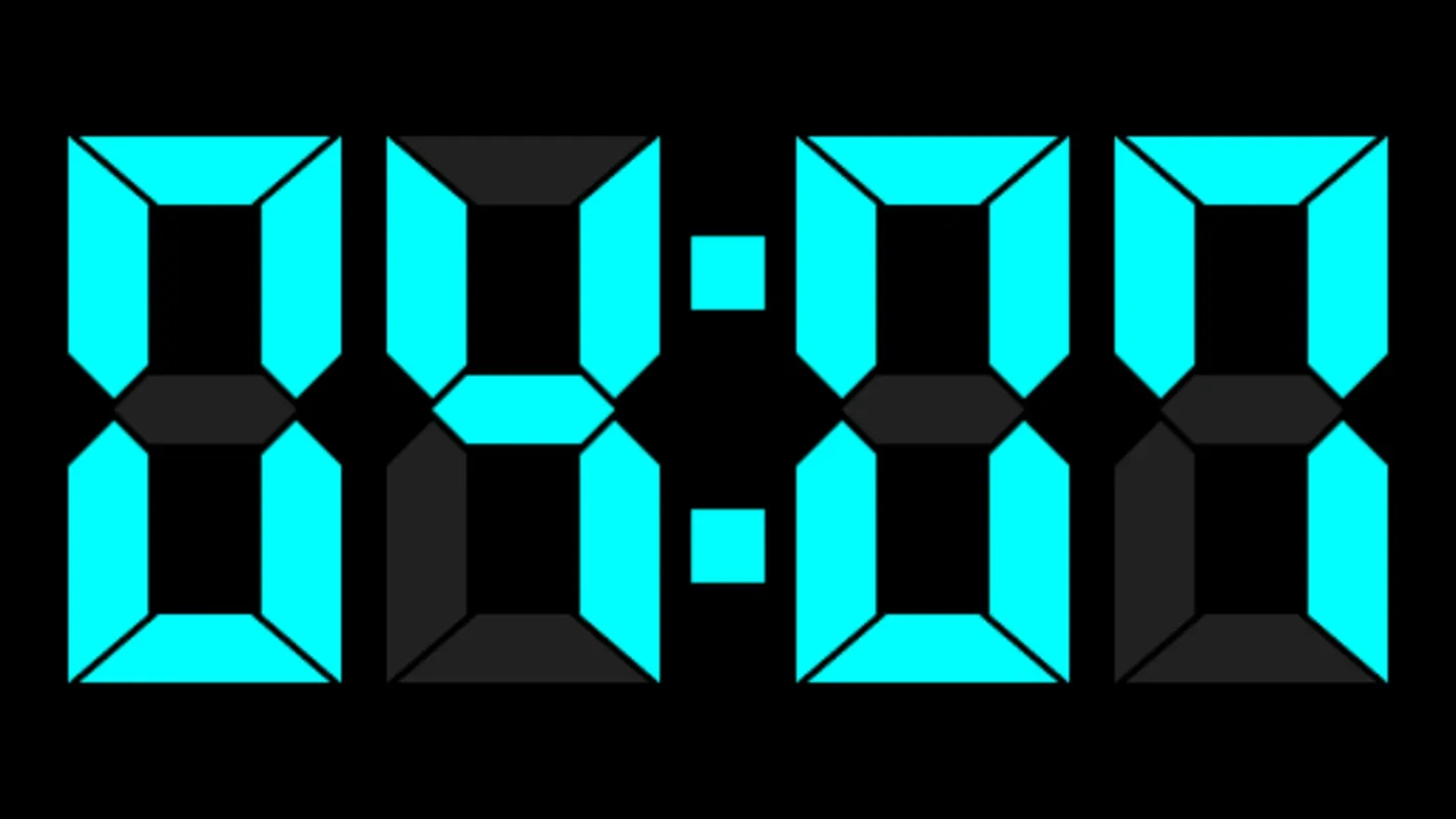 Digital Table Clock 2 for Android - No Downloading Needed