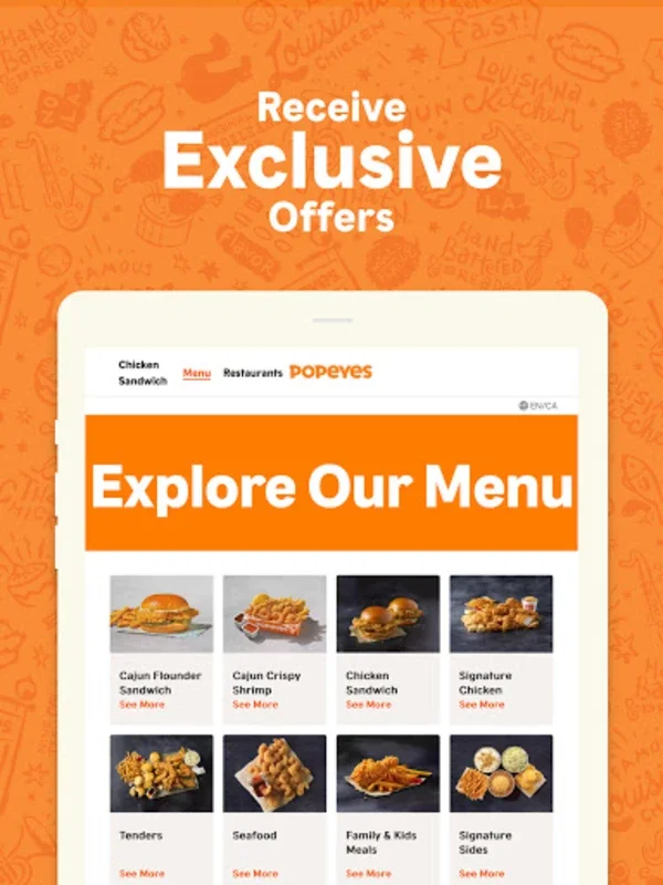 Popeyes® Canada for Android: Great Deals and Convenient Dining