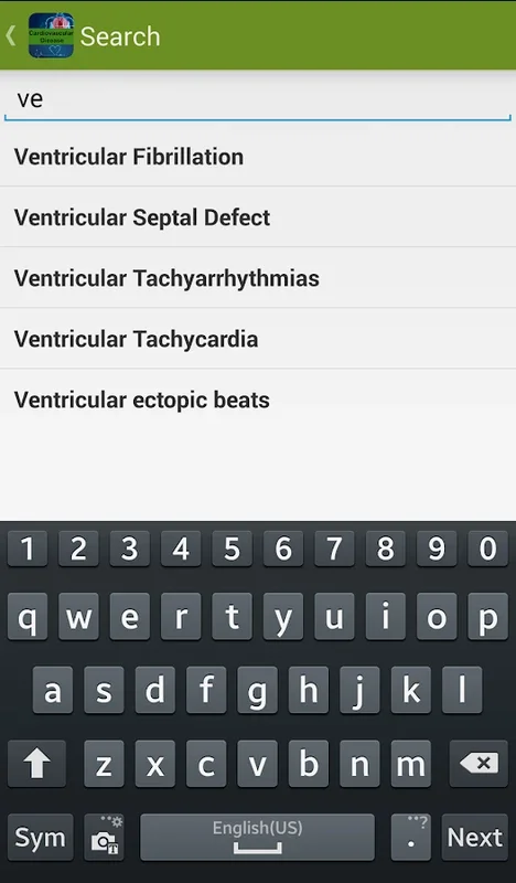 Heart Diseases for Android: Comprehensive Cardiovascular App