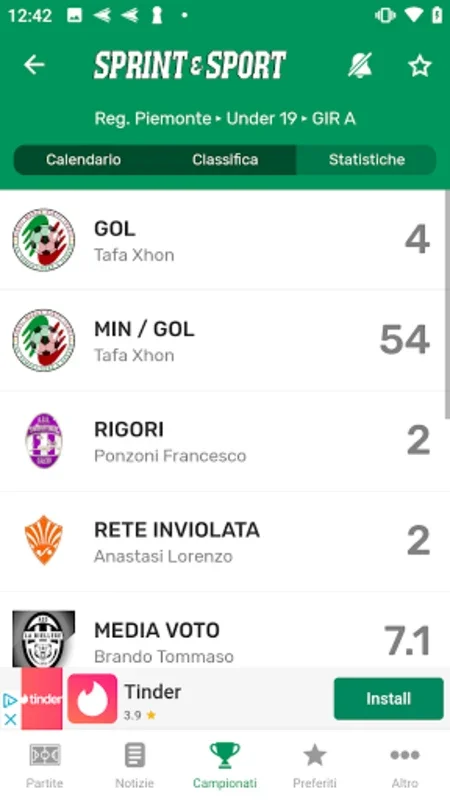 Sprint e Sport for Android - Stay Updated with Youth Football