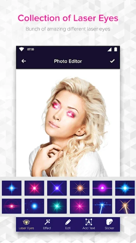 Laser Eye Photo Maker for Android: Create Viral Photos with Laser Effects