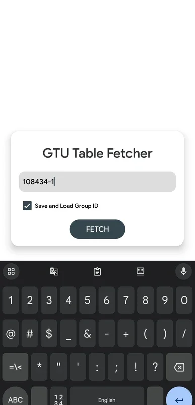 GTU Tables for Android - No Downloading from AppHuts