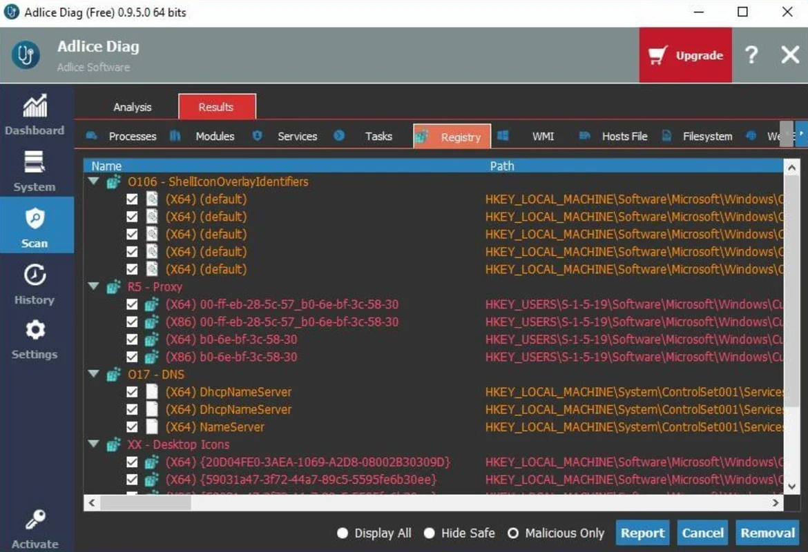 Adlice Diag for Windows - Diagnose System Issues