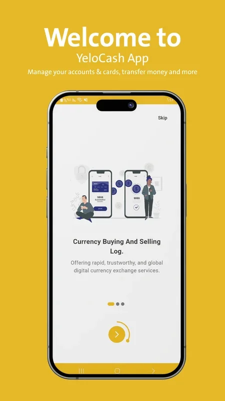 YeloCash for Android - Secure and Efficient Currency Exchange