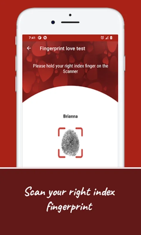 Fingerprint Love Test for Android - Explore Love Magic