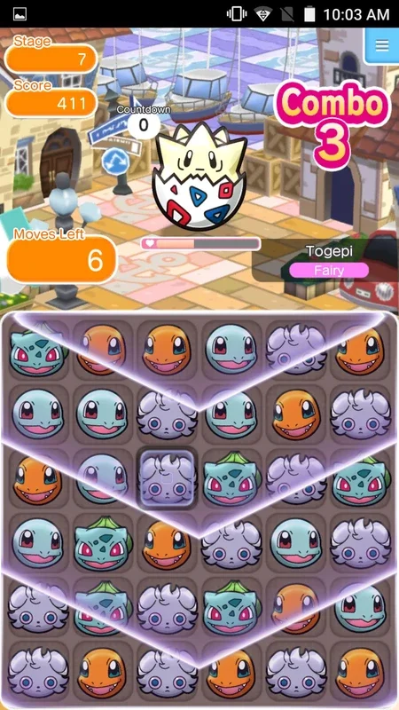 Pokémon Shuffle for Android - Engaging Match 3 Experience