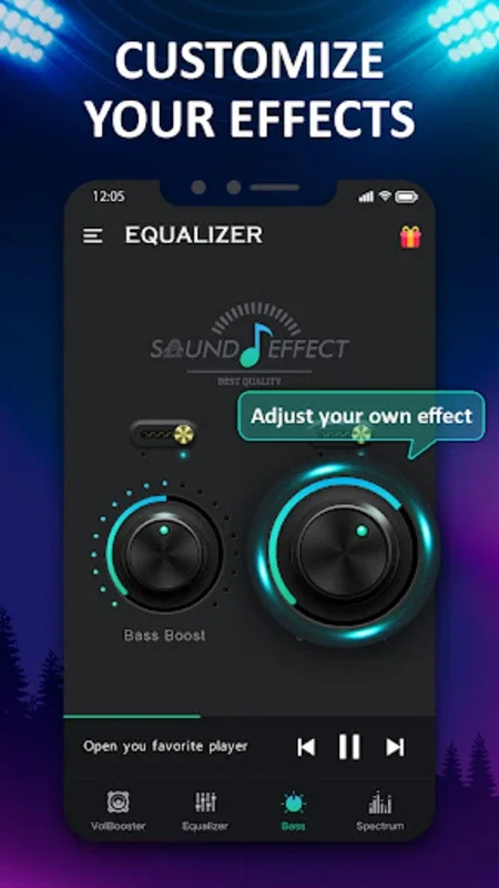 Bass & Vol Boost - Equalizer for Android - Free Audio Enhancement App