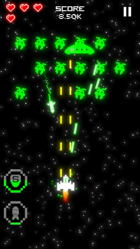 Arcadium for Android - An Intense Pixel-Art Shooter