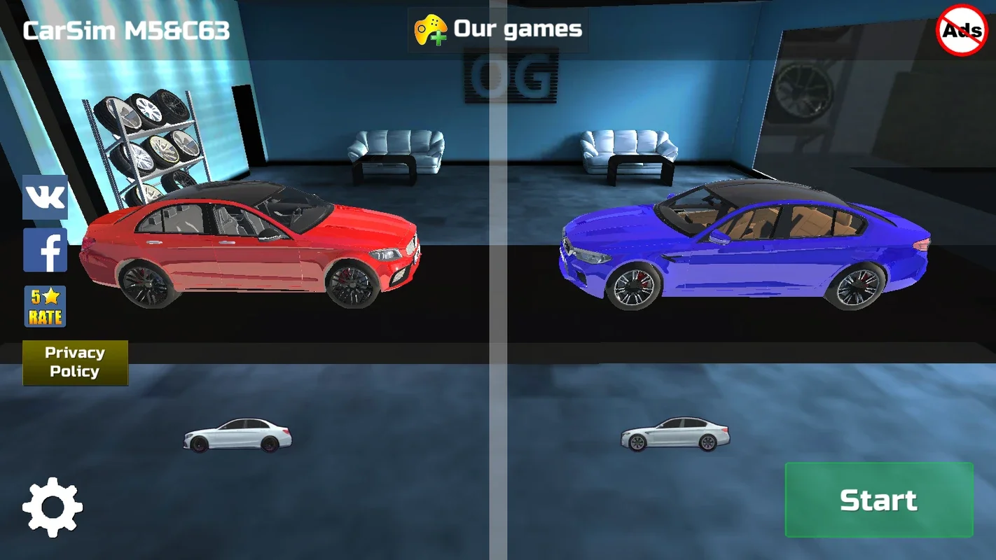 CarSim M5&C63 for Android - Free Driving Sim with Realistic Physics