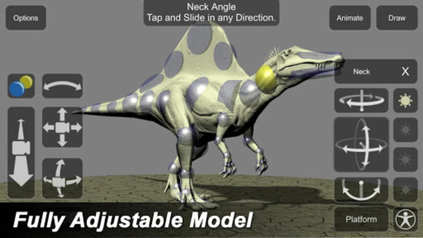 Spinosaurus Mannequin: Master Spinosaurus Illustration on Android