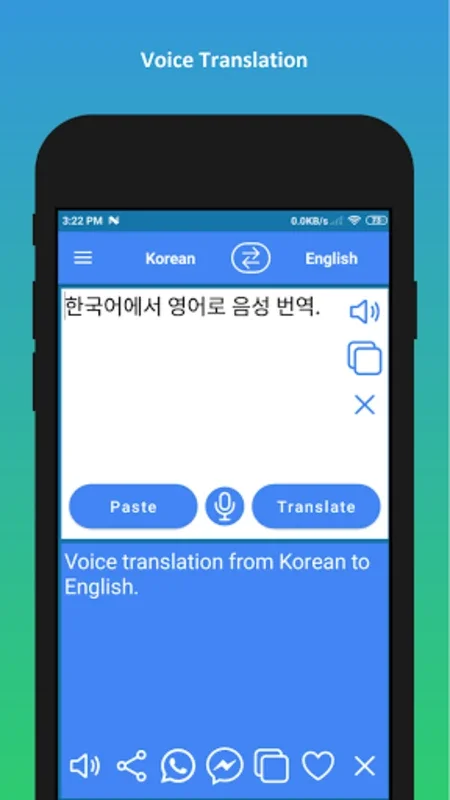 Korean to English Translator for Android: Bidirectional Translation