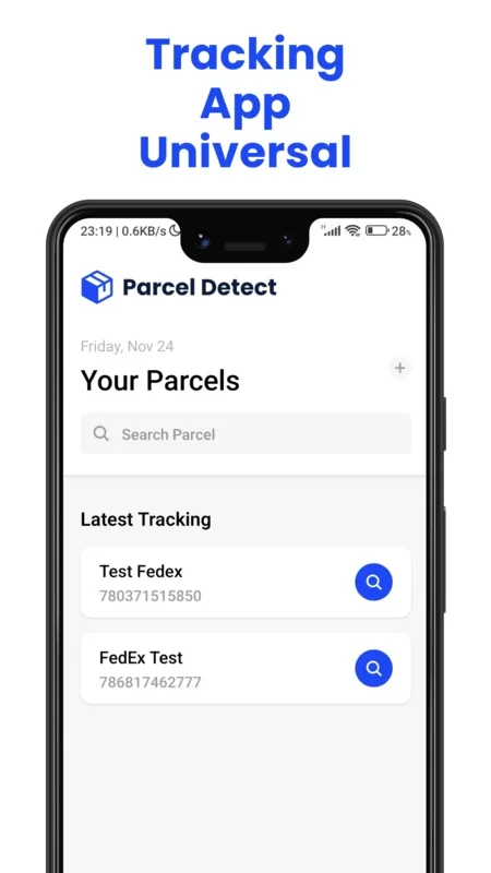 Parcel Detect for Android - Simplify Package Tracking