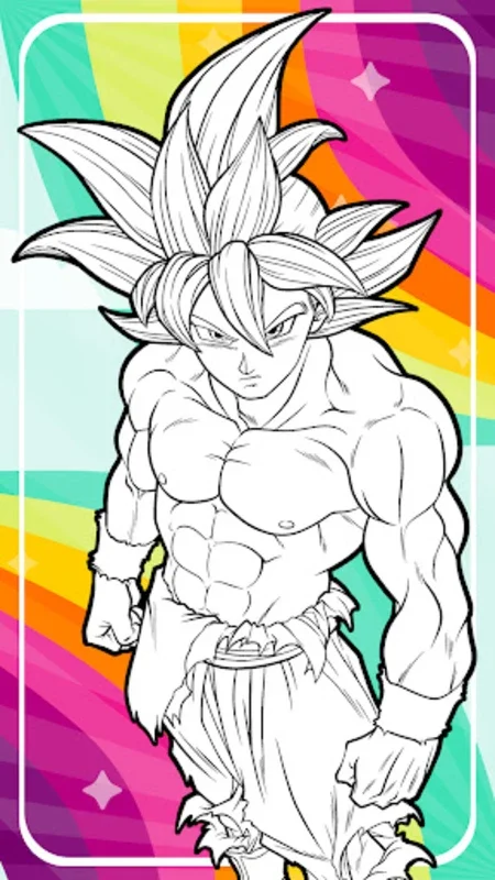 Dragon Super Z Coloring Book for Android - Immersive Anime Art Creation