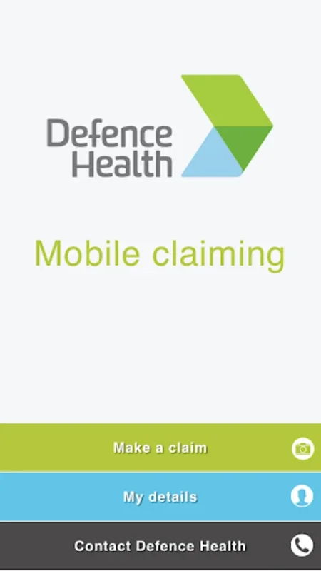 Defence Health Mobile Claiming for Android - Streamline Healthcare Finance