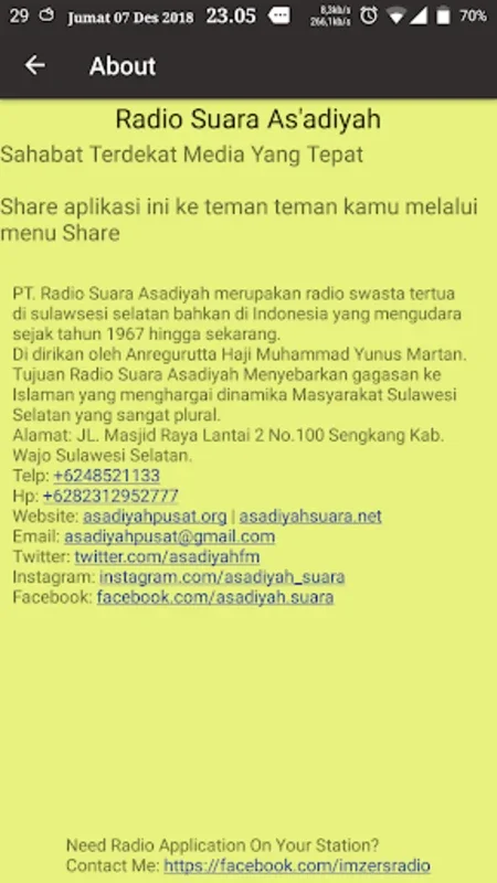 Suara Asadiyah for Android - Unleashing Audio Entertainment