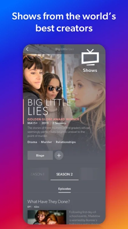 Binge for Android: Your Source for Movies and Shows