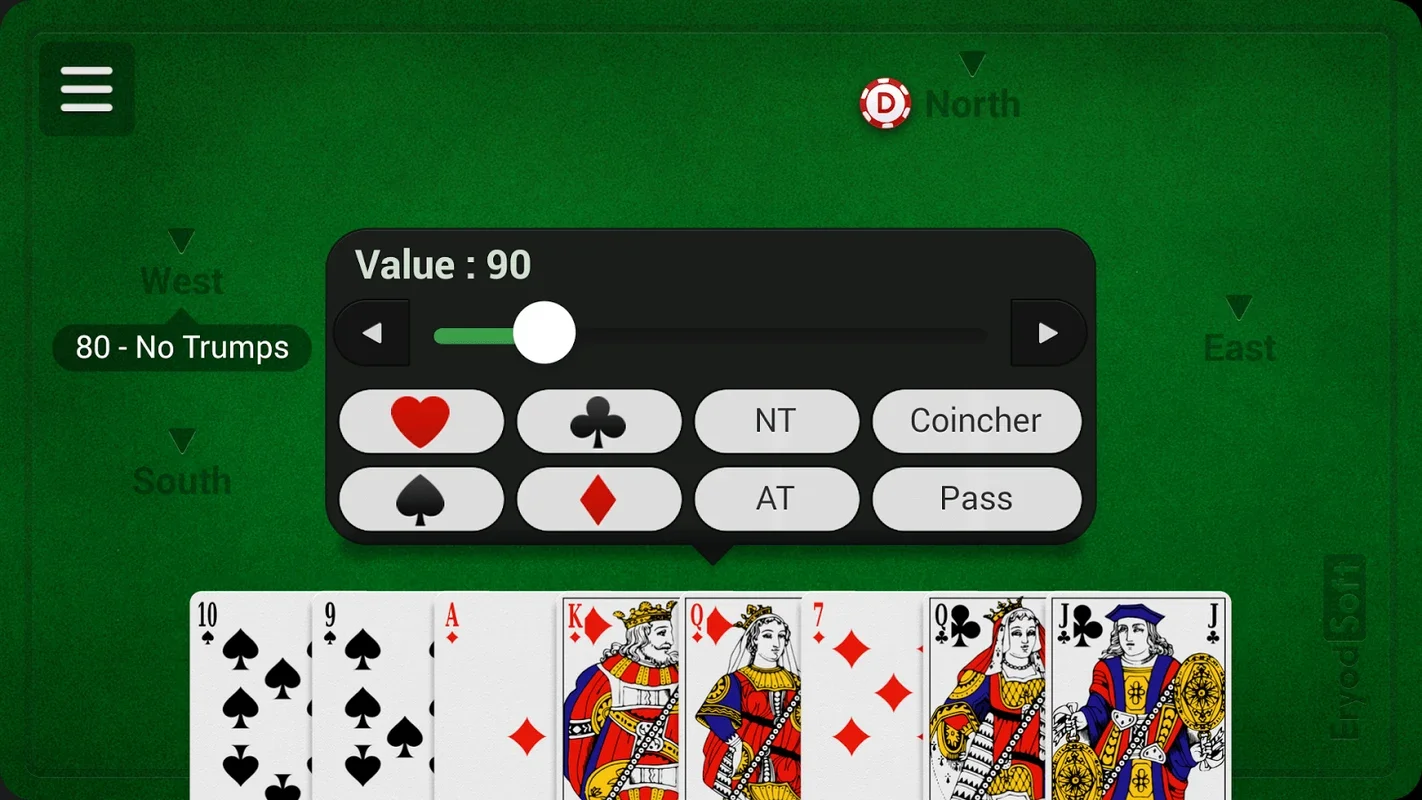 French Coinche for Android: Enjoy Classic Card Game