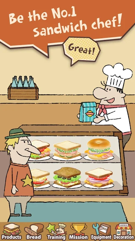 Sandwich for Android - Create and Run Your Own Sandwich Shop