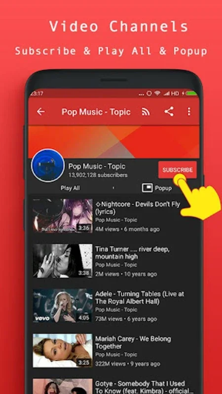 Play Tube & Video Tube: Music for Android - Download the APK from AppHuts