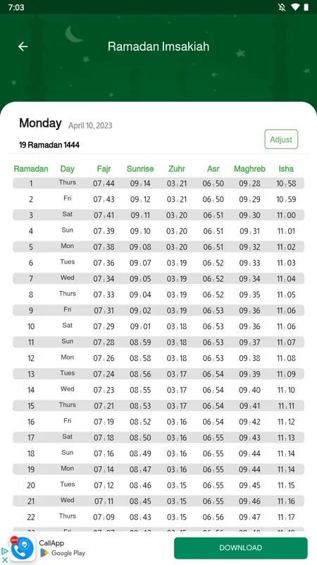 Prayer Times Azan Program for Android - Comprehensive Prayer App